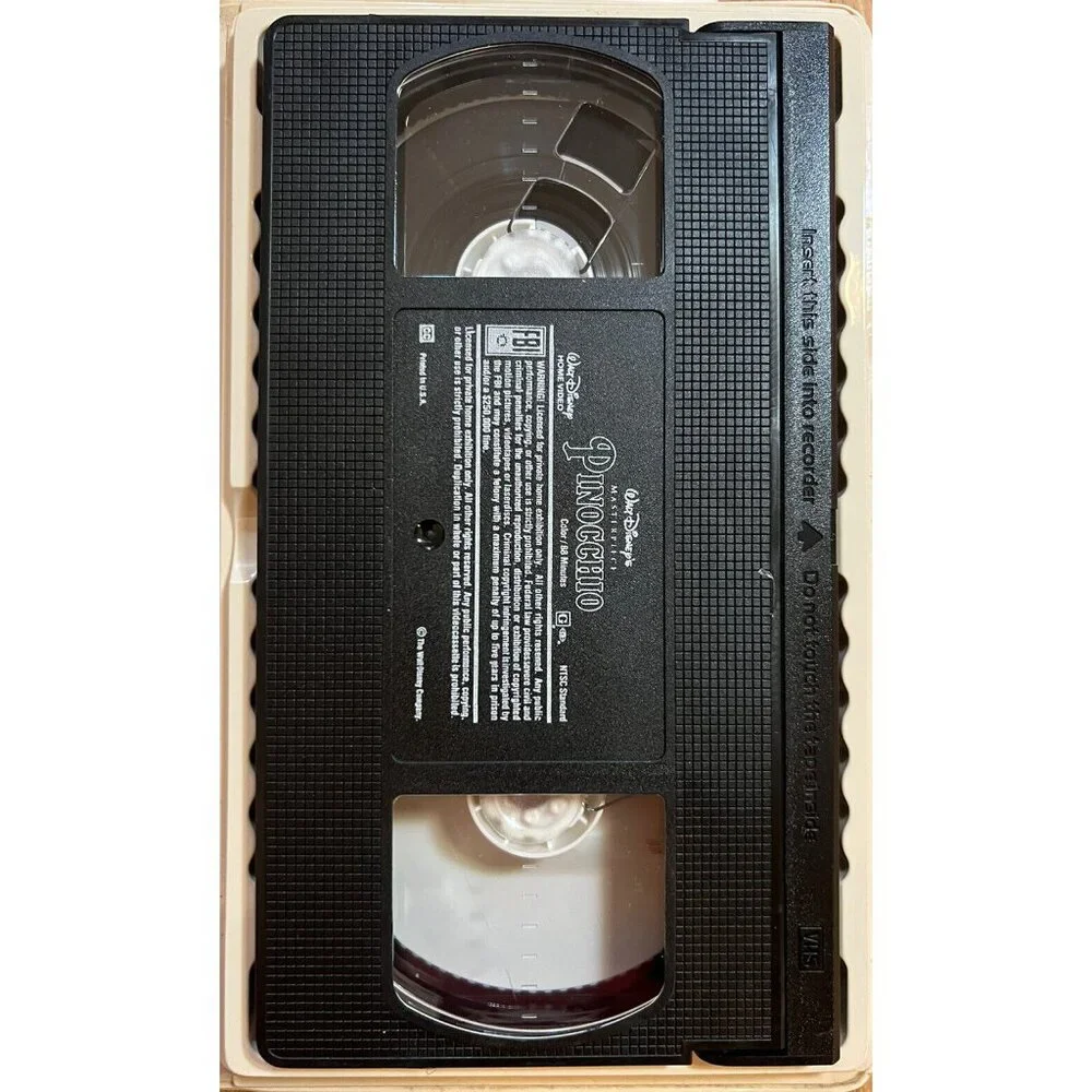 Walt Disney’s Pinocchio (VHS, 1993) Special Edition – Like New – Clamshell